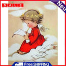 Writing Angel Girl Full Round Diamond Painting DIY Mosaic Picture Decorative Kit