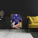 5D DIY Diamond Painting Full Round Drill Oh Holy Night Wall Decor Rhinestone Art