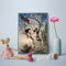 5D DIY Diamond Painting Kits Full Round Drill Girl and Wolf Mosaic Picture Decor