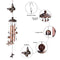 Animal Wind Chime Outdoor, Wind Bell Tubes, for Garden, Yard (Butterfly) Newly