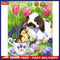 Easter Bunny Oil Paint By Numbers Kits Canvas DIY Wall Art Craft Home Decoration