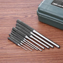 9pcs Multi Size Round Head Pins Set Punch Steel Grip Roll Pins Punch Tool