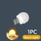 USB Plug Lamp Computer Mobile Power Charging USB Night Light (1pc-Warm)