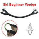 Elastic Clip Removable Winter Ski Tip Connector for Kid Beginner (Black) Newly