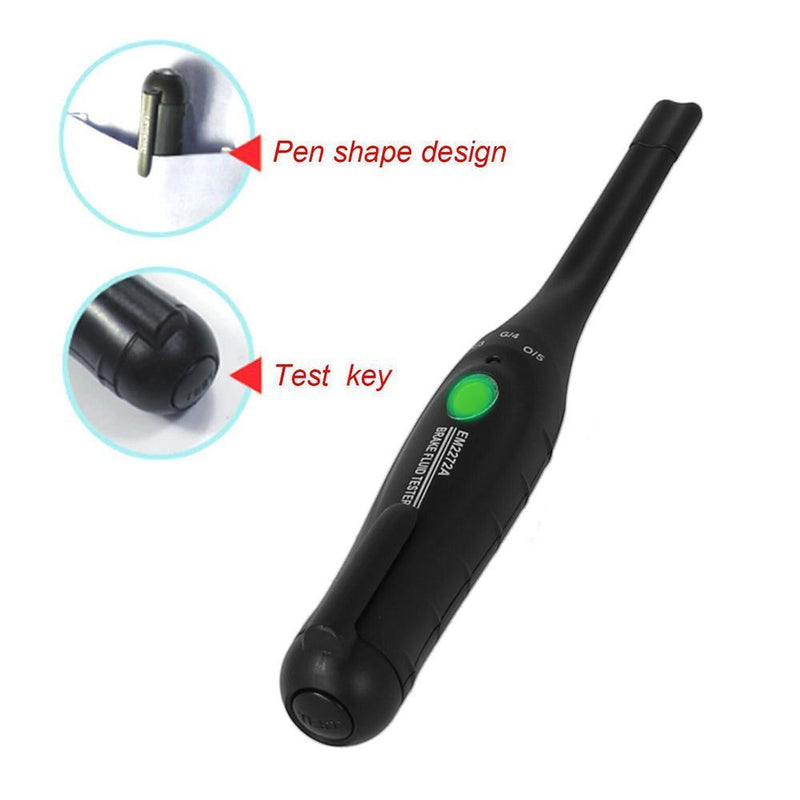 with LED Indicator Brake Fluid Tester for Automobile Car for Dot3 Dot4 Dot5