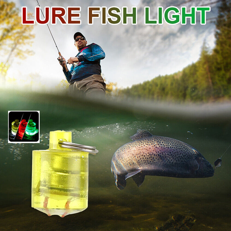 Mini LED Fishing Lure Light Water Triggered Design Underwater Fishing Bait La