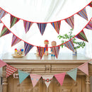 Ethnic Style Cotton Bunting Pennant Flags Banner Garland Home Party Decor Newly