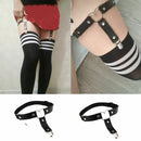 Punk Women Garter Belt Pu Leather Heart Leg Garter Straps Thigh Harness