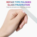 Glass Nail File Block Nail Polish Sanding Buffer Strips Polishing (Pink) Newly