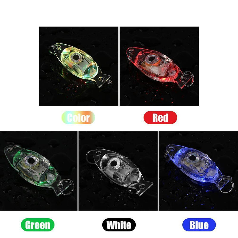 Portable Underwater Fishing Attraction Lamp Lure Fishing Accessories (Red)