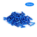 50pcs Aluminum Bike Bicycle Shift Brake Cable End Tips Caps Bicycle Accessories
