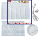 Epoxy Molds Kits - Hexagonal Light Mosaic Shape DIY Storage Candle Holder M