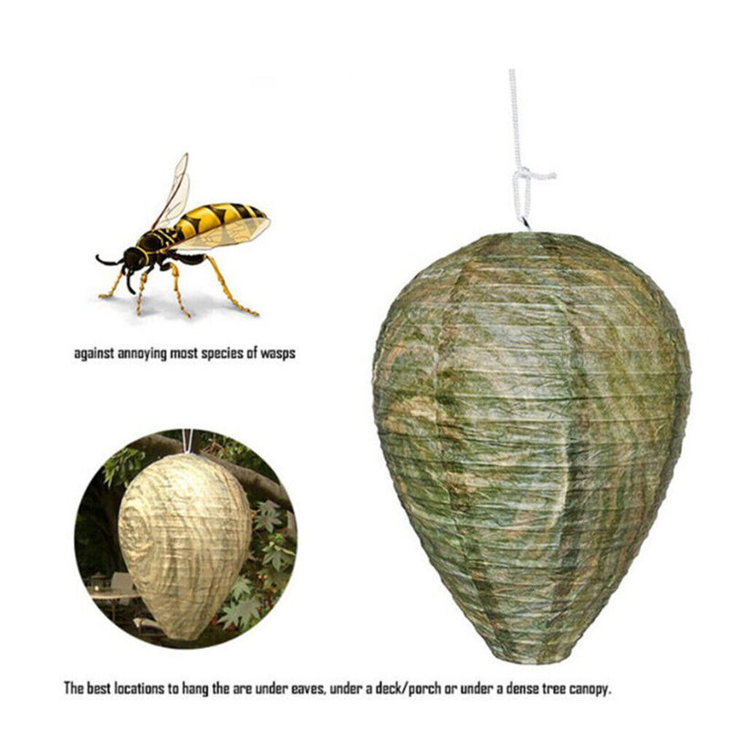 Garden Tree Hanging Simulated Wasp Nest Effective Repeller Insect Killer Trap