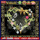 5D DIY Full Drill Diamond Painting Love Heart Cross Stitch Mosaic Needlewor