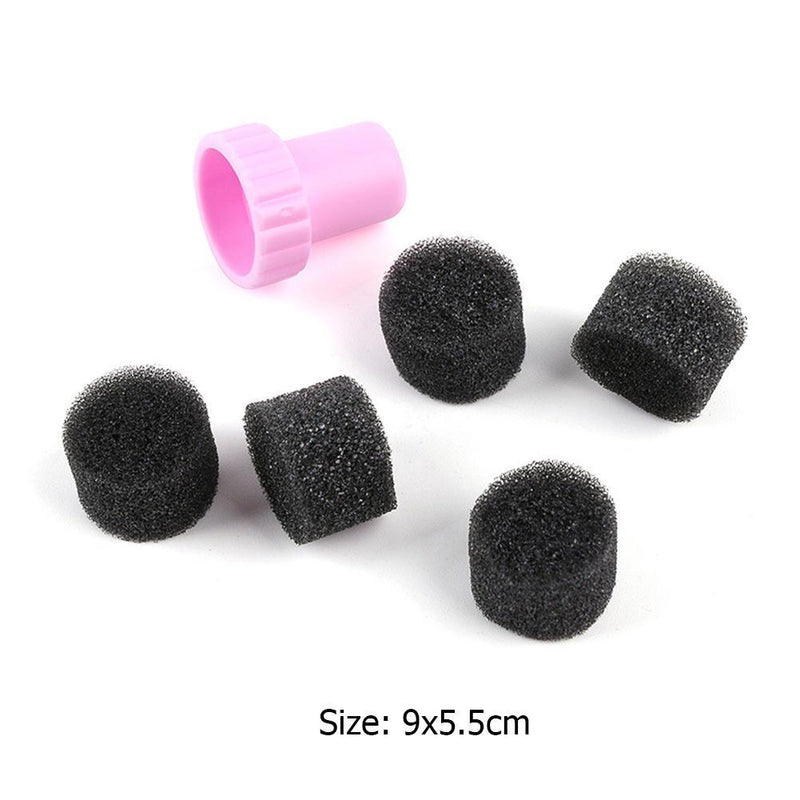 Sponge Seal Block Nail Files Set Manicure Tool Gradient Color Nail Paint