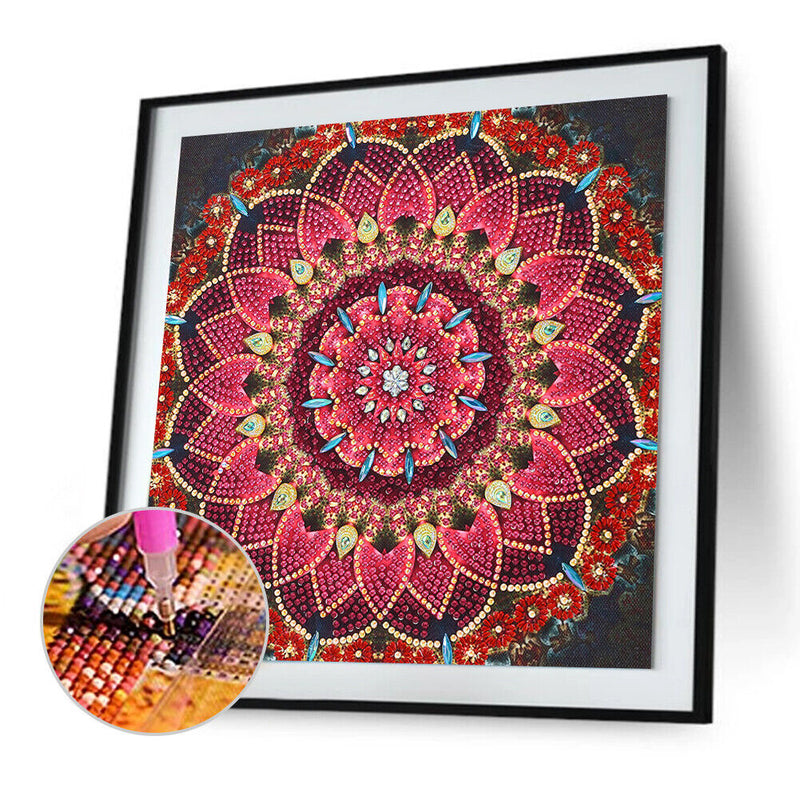 DIY Diamond Painting Kit Part Special Shape Rhinestone Mosaic Mandala Drawing