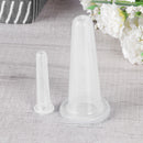 4pcs Silicone Cupping Can Vacuum Face Massage Cup Health Care Tool (White) Newly