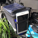 MTB Road Bicycle Handlebar Phone Navigation Bag w/ Reflective Strip (Blue) Newly