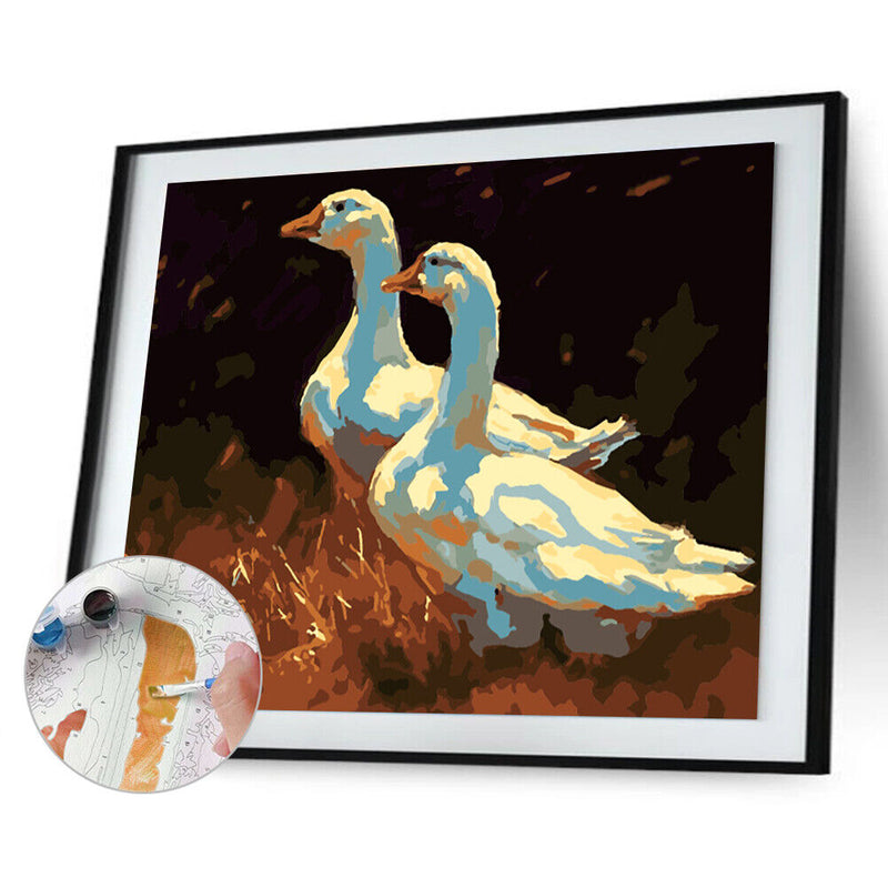 Oil Paint Animal By Numbers Coloring Picture Digital