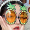 #A Hawaii Party Glasses Pineapple Fruit Tropical Birthday Party Supplies Photo P