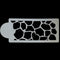 4 Pcs Cake Stencils Cake Decorating Stencils Mold Plastic Spray Templates P3U7