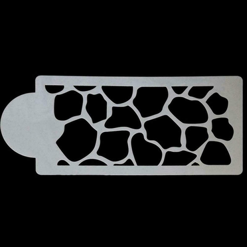 4 Pcs Cake Stencils Cake Decorating Stencils Mold Plastic Spray Templates P3U7