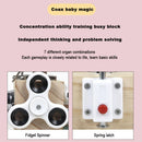 Montessori Sensorial Game Early Learning Wood Busy Board Unlock Blocks