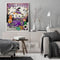 Frameless Oil Paint By Numbers Purple Gnome DIY Canvas Picture Craft Kit
