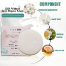 Silk Protein Skin Repair Soap Essence Lightening Soap Oil Control Goat Milk Soa`
