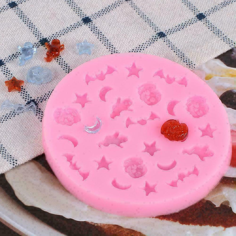 Halloween Pumpkin Bat Chocolate Cake Silicone Mold Mold Kitchen L6C0 U6H1