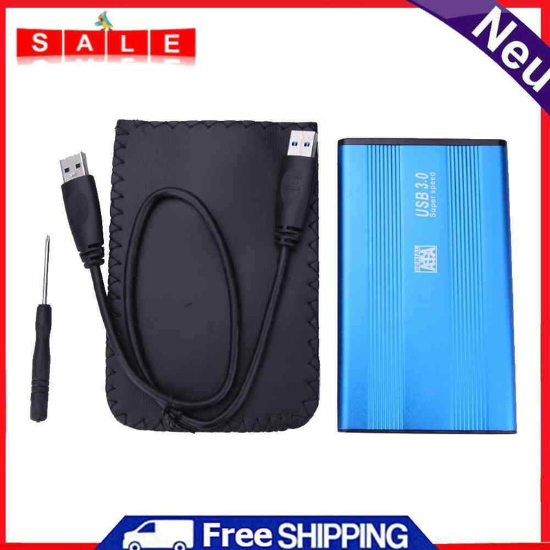 High Speed USB 3.0 SATA 2.5"""" External HDD Chassis Hard Drive Alumini