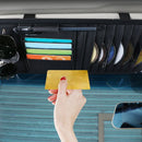 Multifunctional Card Clip CD DVD Holder Sunglasses Case Sun Visor Storage Bag