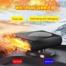 Car Heater 12V Plugs into Cigarette Lighter 2 in 1 Heating Cooling (Grey) Newly