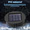 4pcs Sunlight Waterproof IP44 Outdoor Solar Light 3 Lumens for Camping Landscape