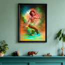 Mermaid DIY Diamond Painting Rhinestone Full Square Drill for Room Decoration