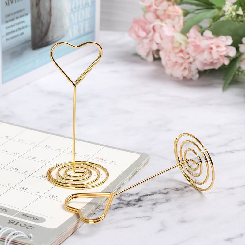 Desktop Decoration Clamps Stand Photos Clips Table Numbers Holder Place Card