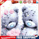 DIY 5D Diamond Embroidery Painting Lover Bear Cross Stitch Craft Home Decor