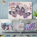5D DIY Special Shaped Diamond Painting Butterfly Embroidery Craft Kit Home