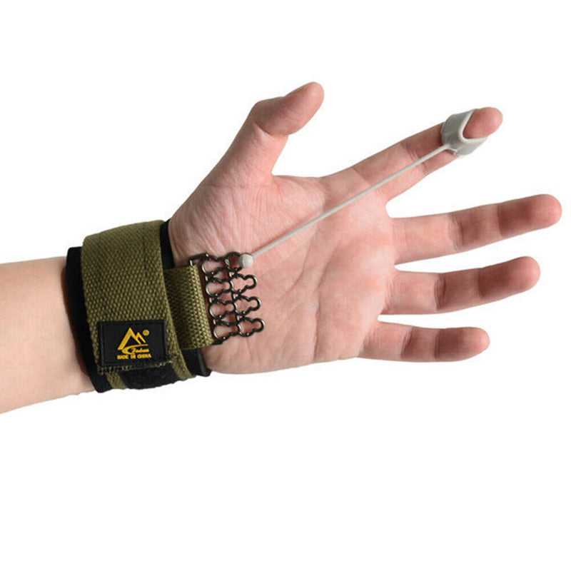 Finger Flexion Extension Training Device Strength Trainer (Green 20 Pound) Newly