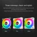 COOLMOON AS2 3pcs Hydraulic Computer Case Fan with ARGB Controller (White)