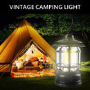 Outdoor Camping Light Retro USB Hanging Atmosphere Home Table Lamp (Black) Newly
