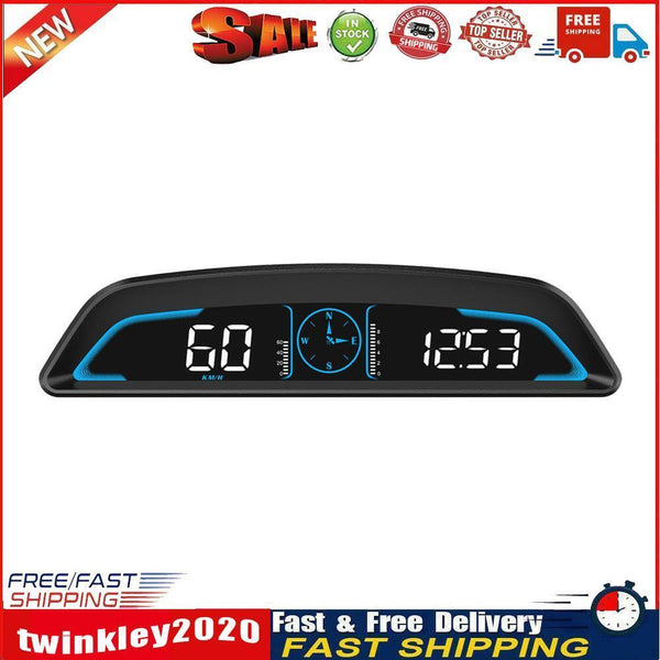 Auto Hud Display On-Board Computer Fuel Mileage Alarms Car Head Up Display Newly