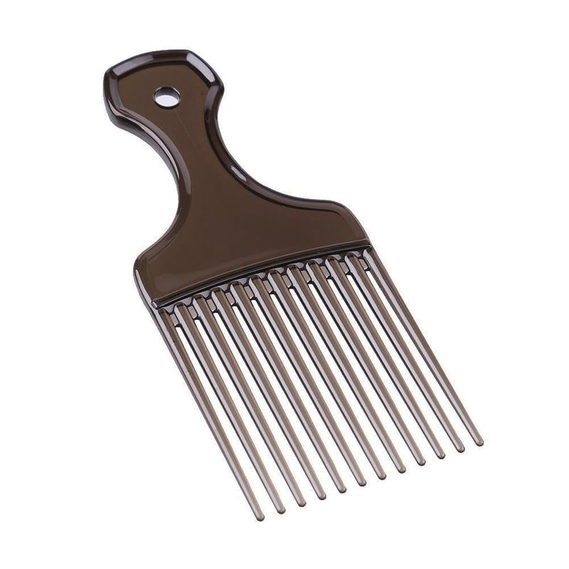 Hair Fork Comb Hairdressing Curly Insert Brush Hair Styling Tool (Black)