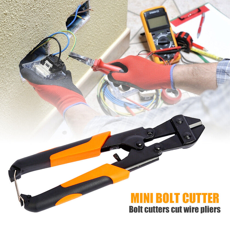 8-inch Steel Bolts Cutter Bar Clamps Pliers Wire Stripping Crimping Tools Newly