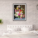 Full Drill Diamond Painting Blossom Flowers Embroidery Mosaic Craft Needlewor