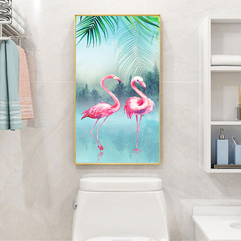 DIY Diamond Painting Full Round Drill Two Birds Rhinestone Modern Handmade Craft
