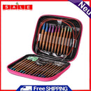 13pairs Knitting Knitting Colorful Carbonization Bamboo Hooks Clips Set