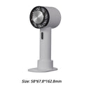 2200mAh USB Handheld Cold Compress Turbo Fan Personal Cooling Fans (Grey)
