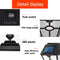 Retro Hex LED Solar Lamp Dynamic Falme IP65 Outdoor Path Ground Wall Light