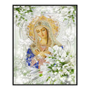 Full Cross Stitch 11CT Virgin Stamped Embroidery DIY Kits Handmade Needlework